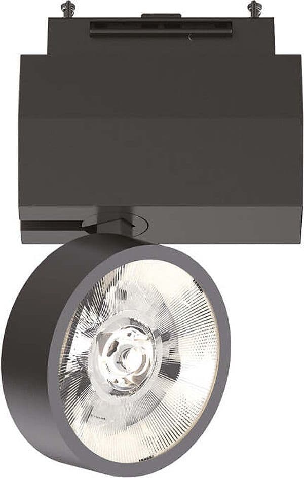 Sistema-Binario-Arca-Metallo-Nero-Led-9W-3000K-Luce-Calda