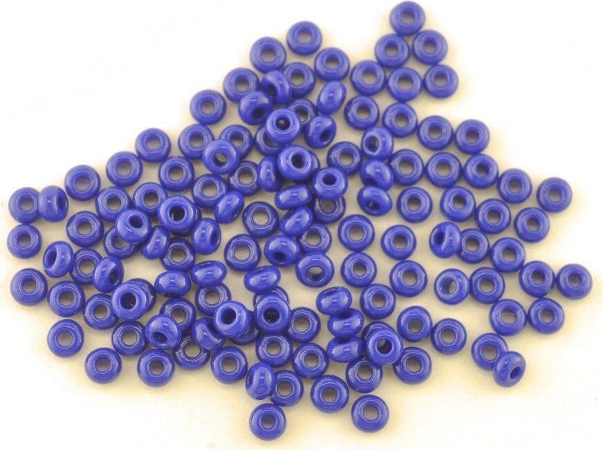 Size-9/0-Seed-Beads-6668-opaco-blu-QTY-1
