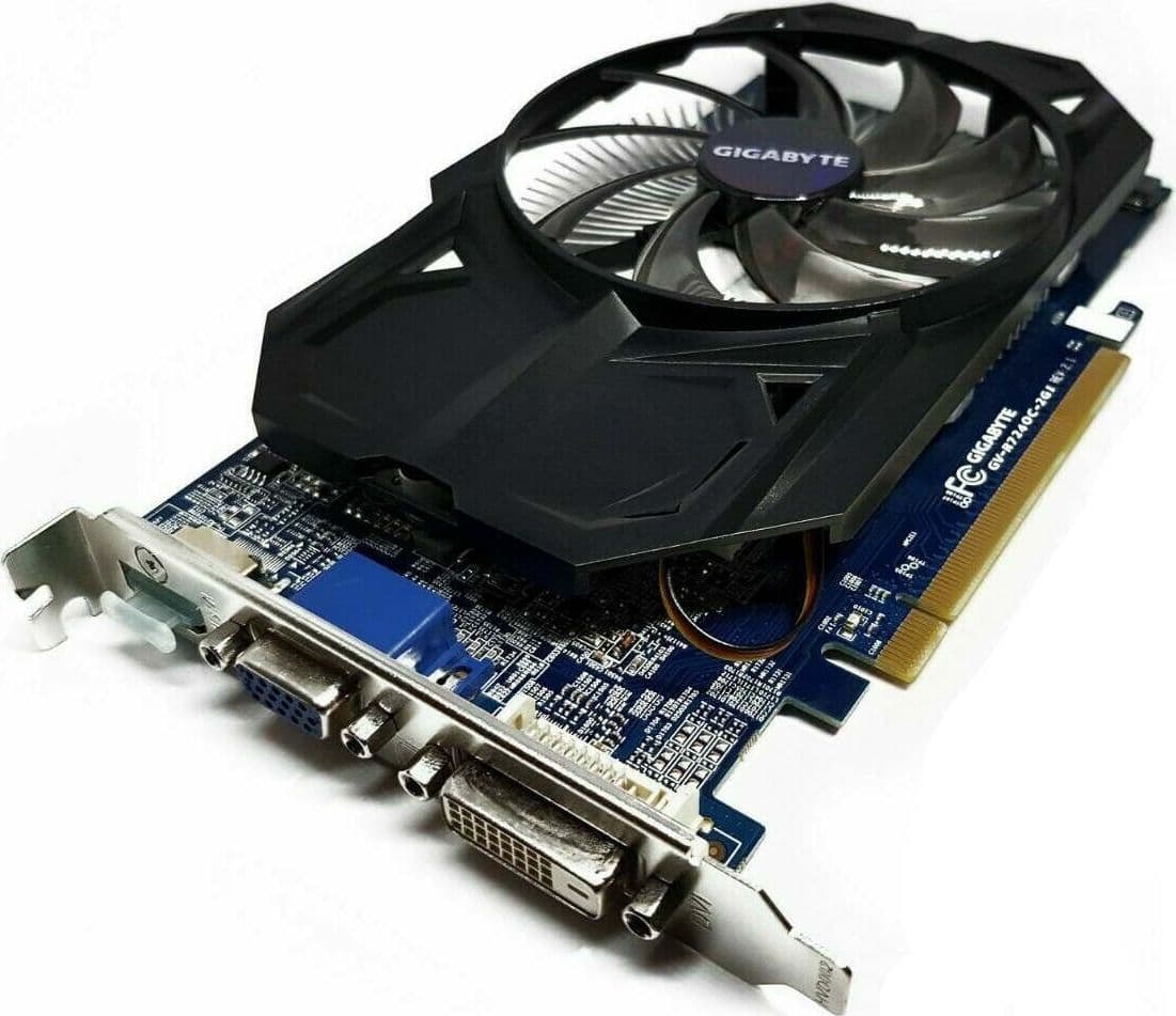 SK Scheda Video 2GB Gigabyte GV-R7240C-2GI RADEON R7 HDMI GAMING DDRIII PCI-E X - Ricondizionata