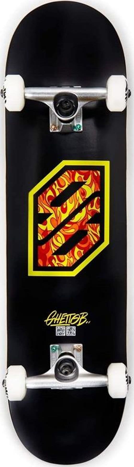 Skateboard-GHETTOBLASTER-COMPLETE-FLAME-YEL-8,125”