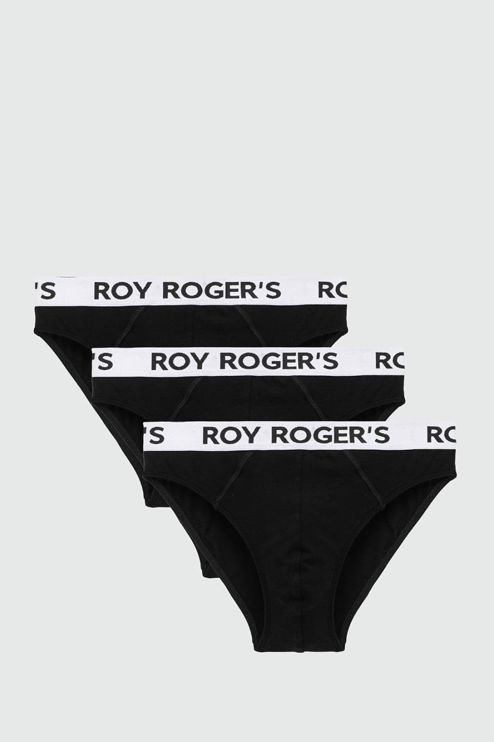 Roy Roger's slip uomo tri-pack nero in cotone elasticizzato con fascia logo newfp in Slip Broadway Red - Barletta, commercioVirtuoso.it