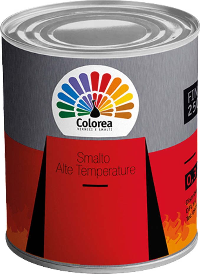 Smalto-Alta-Temperatura-Colorea-Lt.-0,125-Nero-Opaco