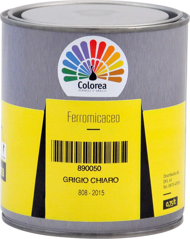 SMALTO-FERROMICACEO-'COLOREA'-Lt.-2,5-Grigio-medio