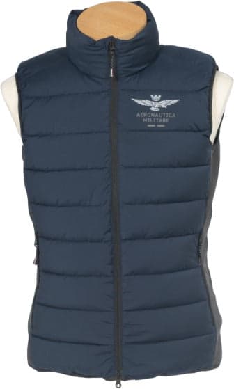 Smanicato uomo Aeronautica Militare - colore blu/piombo in Gilet Couture - Sestu, commercioVirtuoso.it