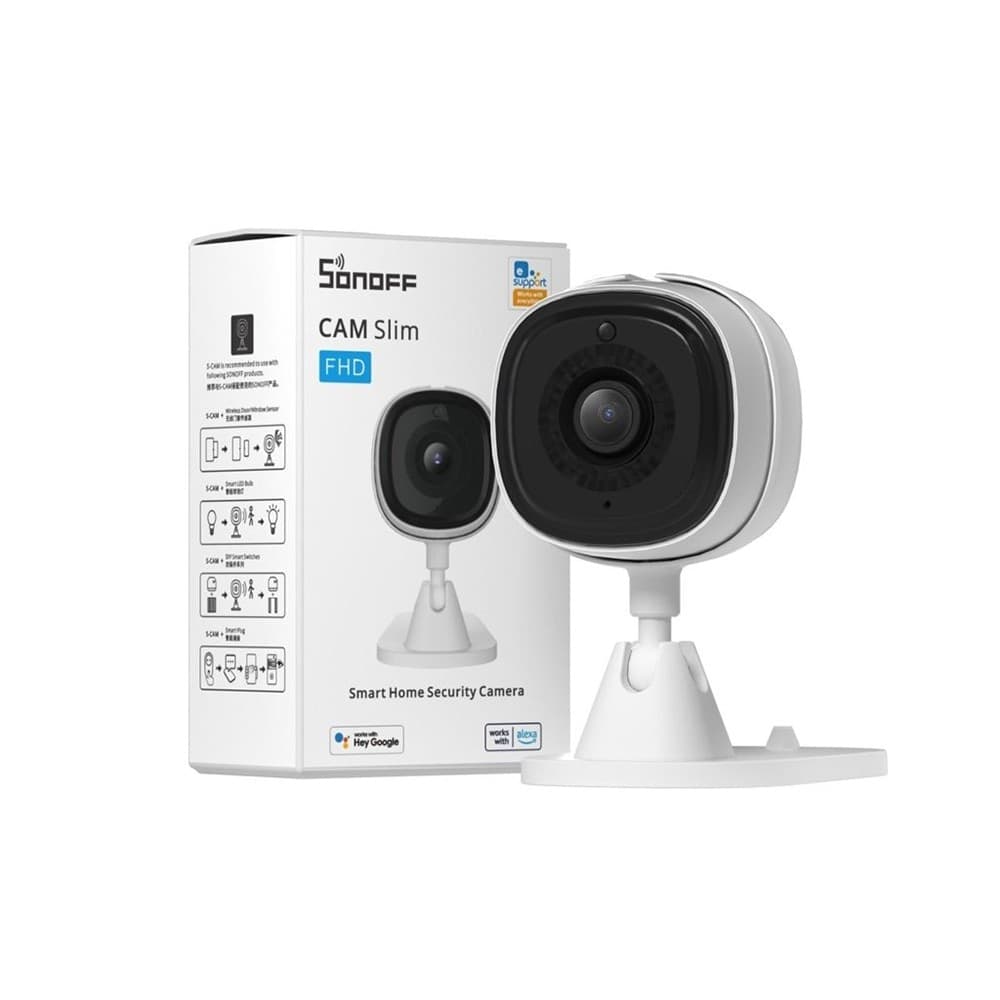 SMART CAMERA MINI TELECAMERA VISIONE NOTTURNA ALEXA GOOGLE 1080P WIFI SONOFF S-CAM in Dom camera Trade Shop italia - Napoli, commercioVirtuoso.it