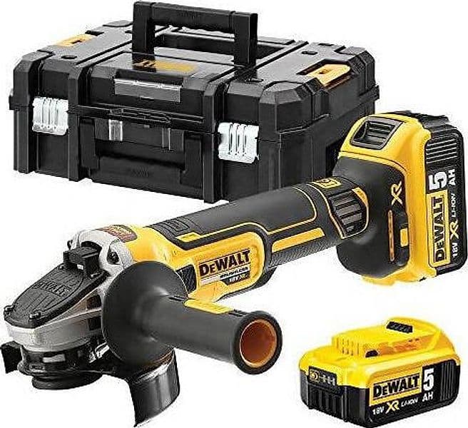 Smerigliatrice Angolare A Batteria Dewalt DCG405P2 disco 125mm Brushless XR LITIO 18V 5.0 AH in Smerigliatrici angolari G.V.P.RI.S.MA. - Capaccio Paestum, commercioVirtuoso.it