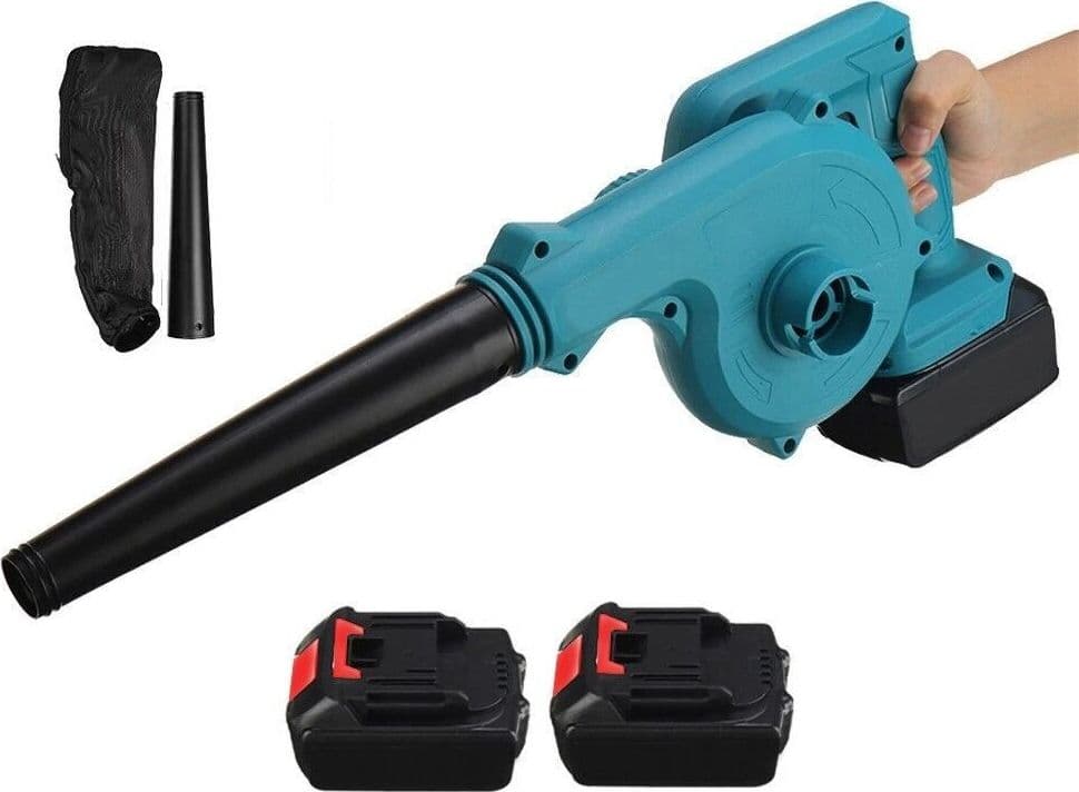 Soffiatore Aspiratore Per Foglie A Doppia Batteria Ricaricabile 20v 2.0ah Fai da te/Attrezzi elettrici da giardinaggio/Utensili elettrici da giardino/Aspirafoglie Trade Shop italia - Napoli, Commerciovirtuoso.it