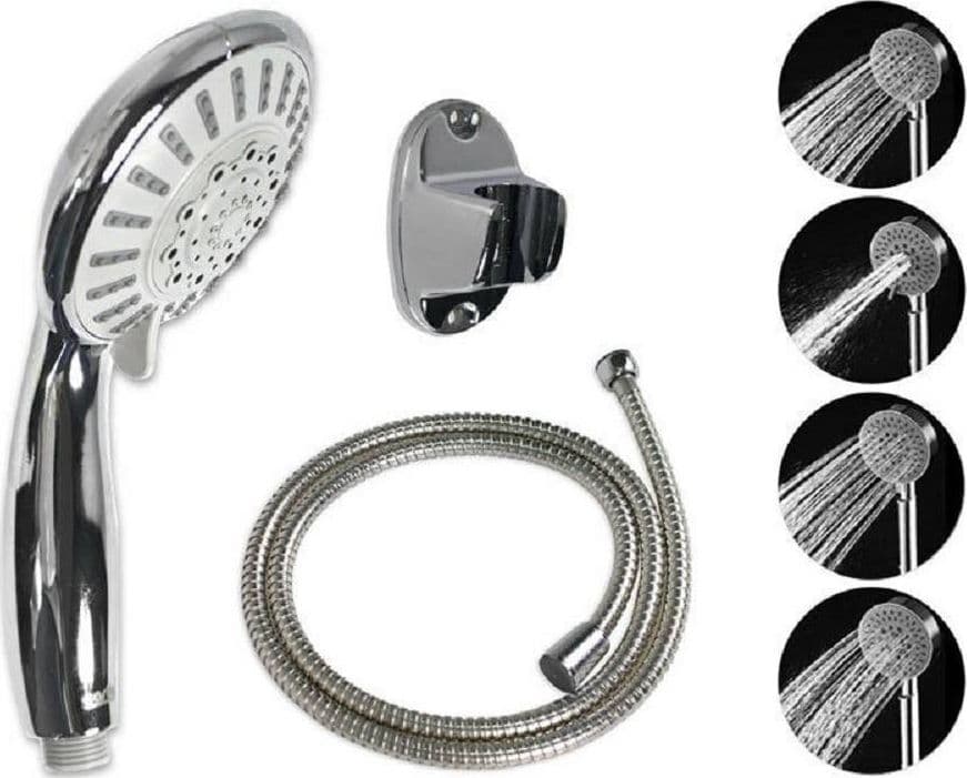 Soffione Con Tubo Flessibile 1,8mt Doccetta Telefono Staffa Muro Da Bagno 52056 Casa, arredamento e bricolage > Soffioni Doccia Trade Shop italia - Napoli, Commerciovirtuoso.it