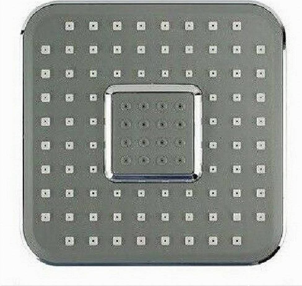 Soffione-Doccia-15x15cm-Ugelli-Fori-Bagno-Miscelatore-Alta-Pressione-59162-Quadro