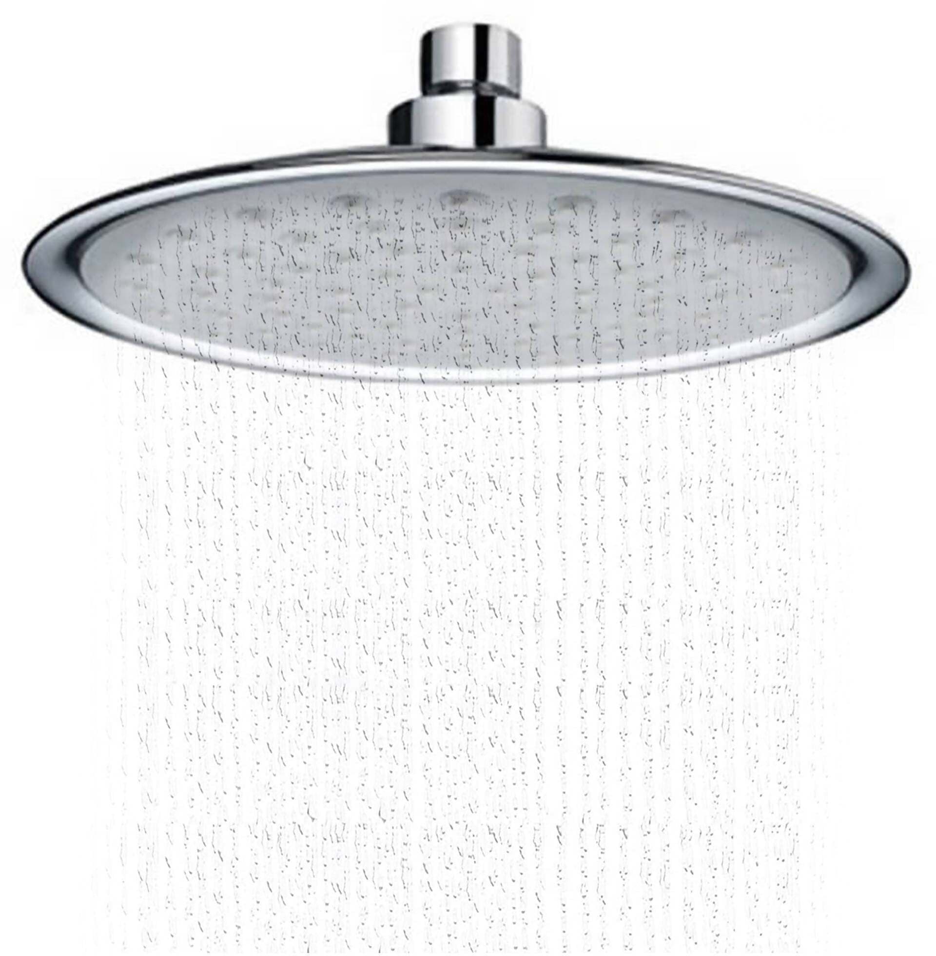 Soffione Doccia Abs Croamto 1 Getto Fisso Rotondo 21cm Grande Soffione Doccia Fissa Parete Soffitto Serie Slimdisc Ø 210_25 Mm Arca Concept in Docce fisse Arca Concept - Brescia, commercioVirtuoso.it