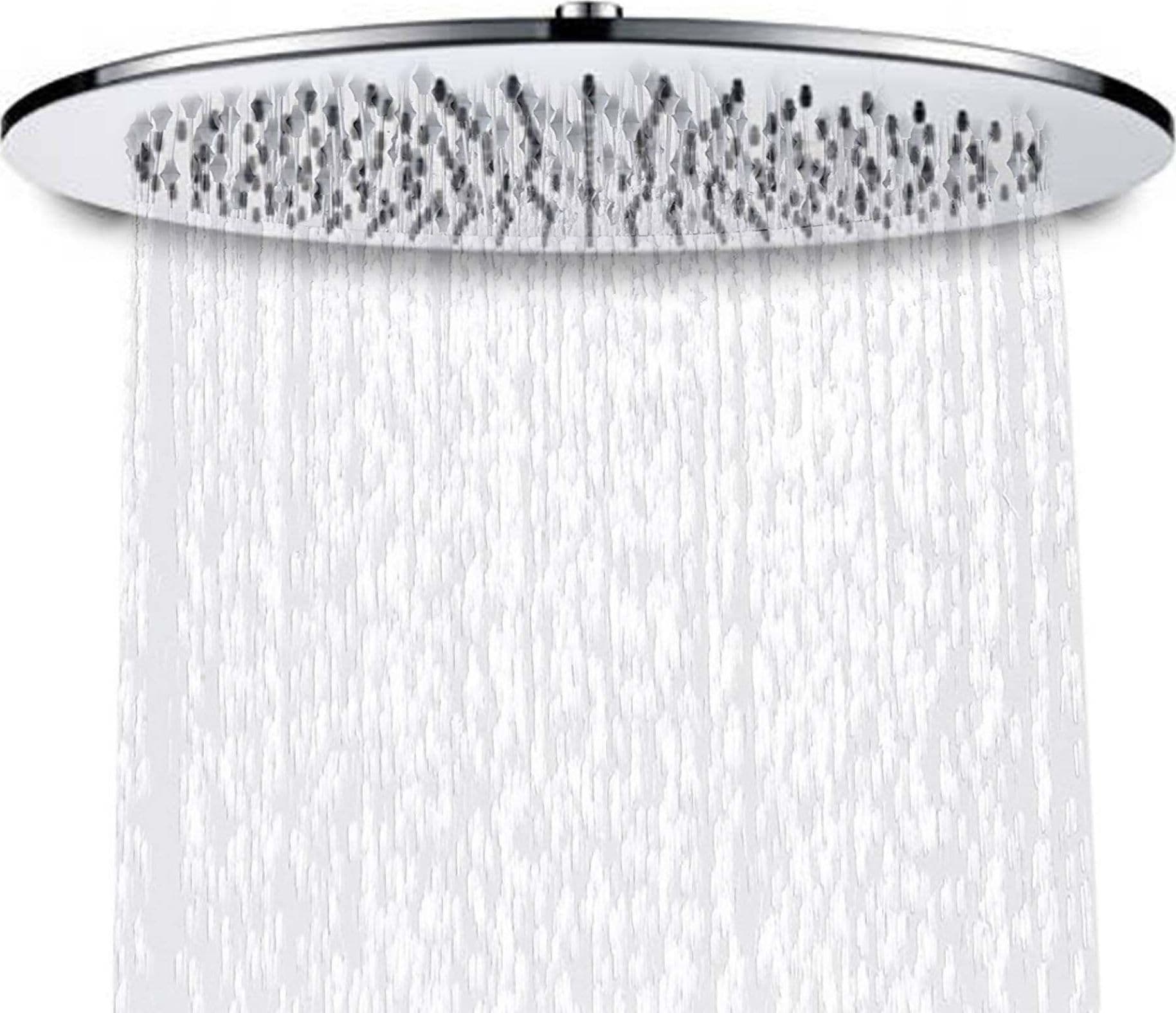 Soffione Doccia Fisso 40cm Rotondo Ottone Cromato 1 Getto Design Moderno Soffione Soffitto Parete Serie Aqua Ø 400 X 7 Mm Finitura Cromata Arca Concept in Docce fisse Arca Concept - Brescia, commercioVirtuoso.it