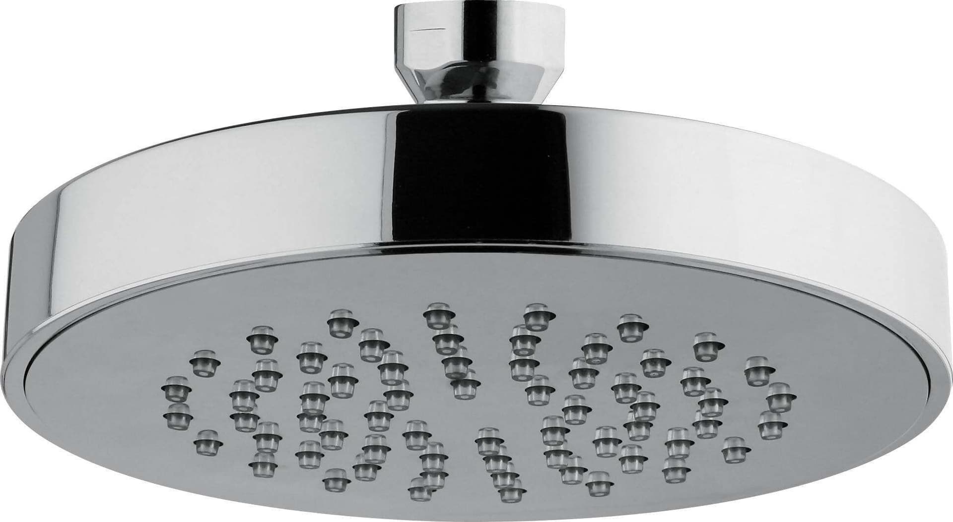Soffione Doccia Fisso Abs Rotondo 12cm Design Moderno Cromato 1 Getto Soffione Soffitto/Parete Serie Geneva Ø 120 X 18 Mm Arca Concept in Docce fisse Arca Concept - Brescia, commercioVirtuoso.it