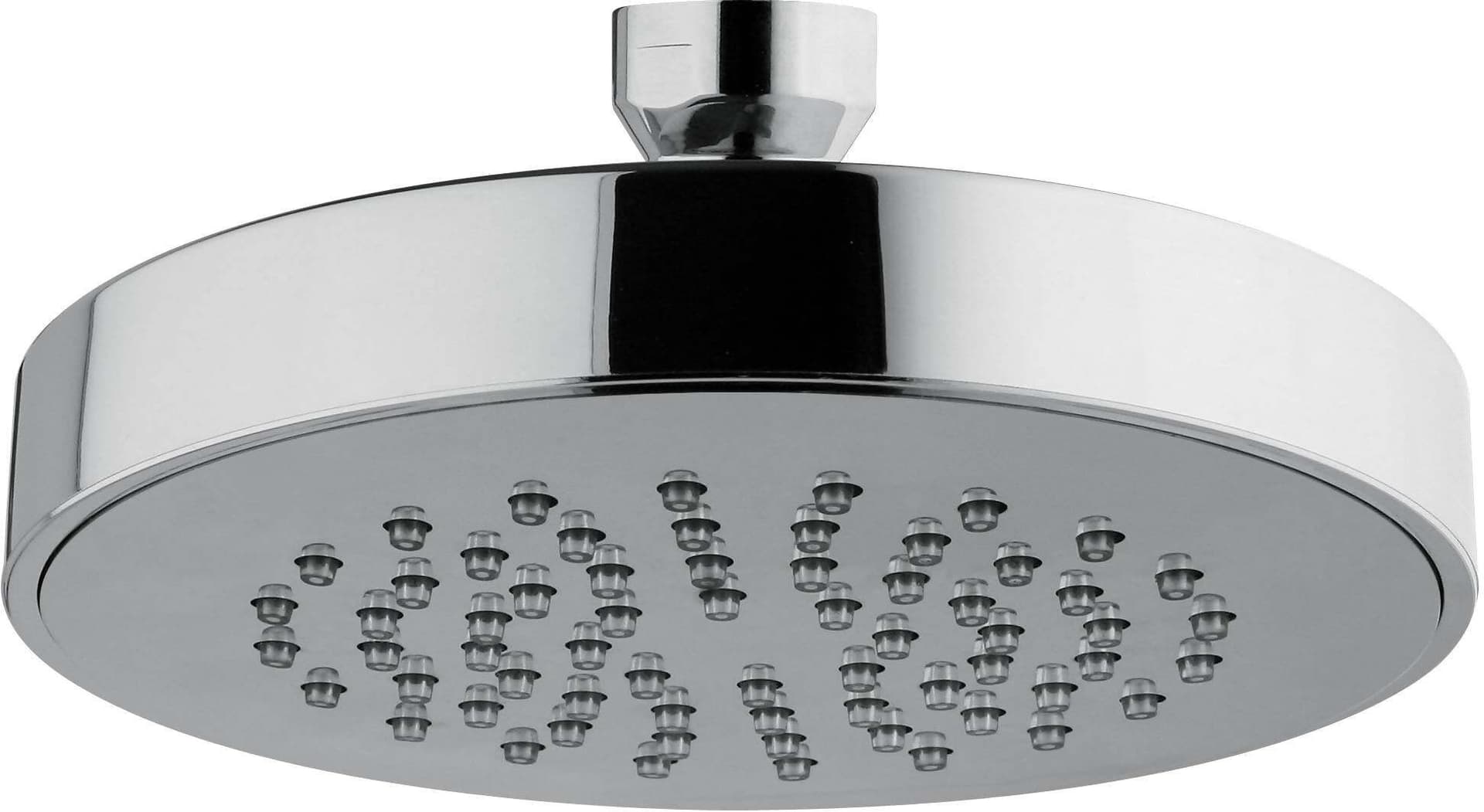 Soffione Doccia Fisso Abs Rotondo 12cm Design Moderno Cromato 1 Getto Soffione Soffitto/Parete Serie Geneva Ø 120 X 18 Mm Arca Concept in Docce fisse Arca Concept - Brescia, commercioVirtuoso.it