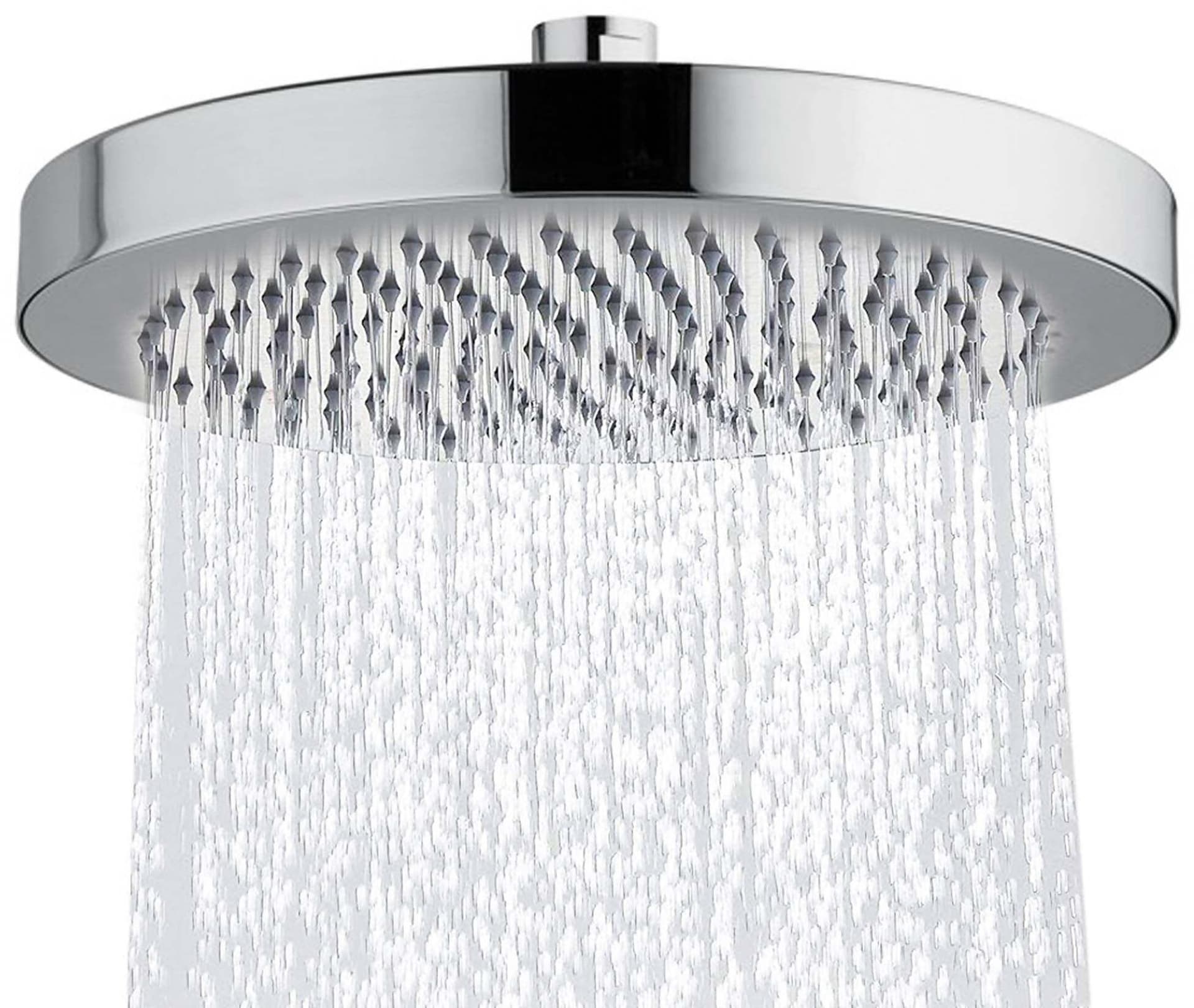 Soffione Doccia Fisso Ottone Cromato 1 Getto Soffione Rotondo Design Moderno Doccia Fissa Abs 1 Getto Soffione Parete O Soffitto Serie Geneva Ø 200 X 18 Mm Arca Concept in Docce fisse Arca Concept - Brescia, commercioVirtuoso.it