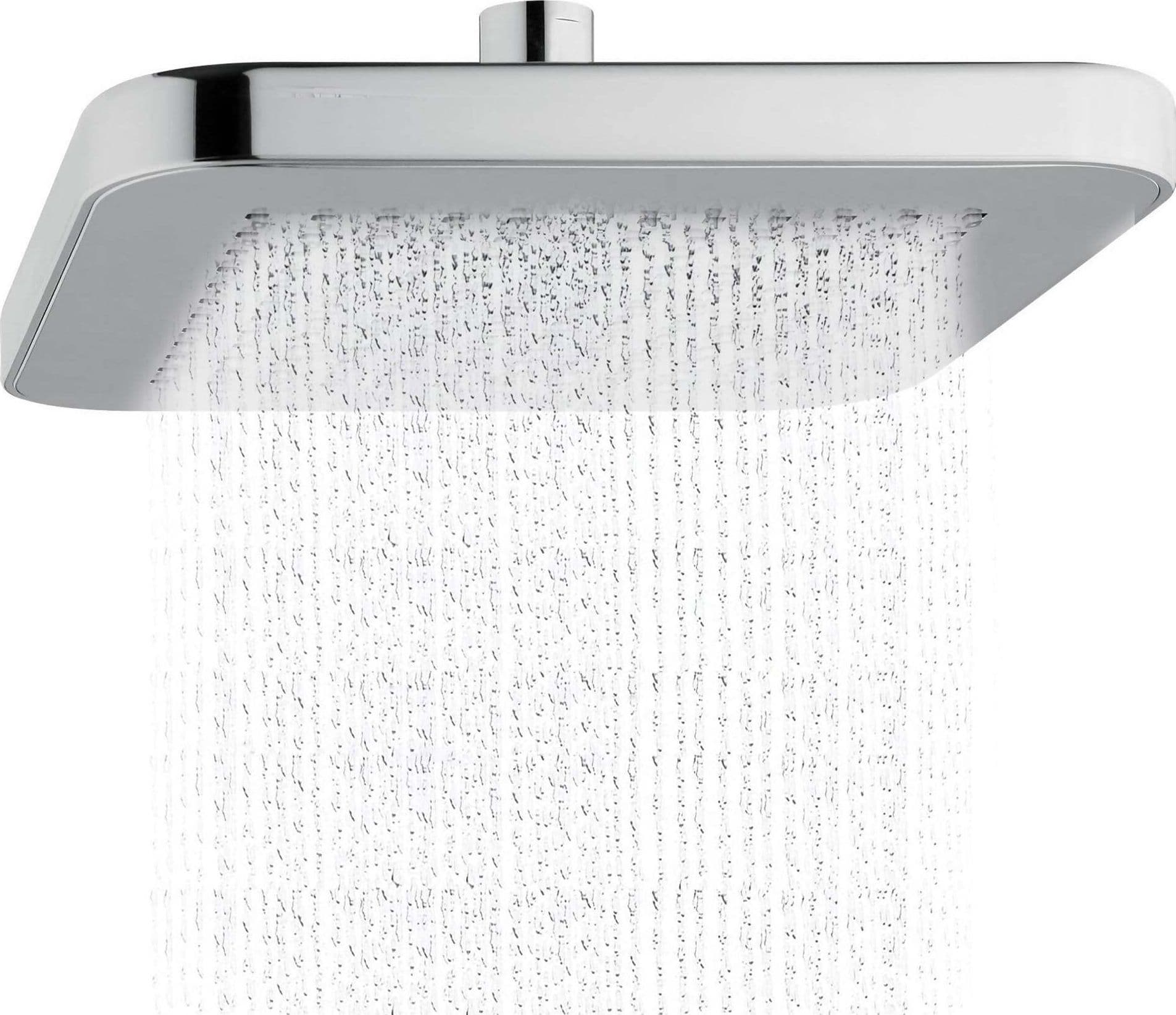 Soffione Doccia Fisso Quadrato ABS 20x20cm Design Moderno 1 Getto Soffione Soffitto / Parete Fisso Serie Arris 200 X 200 X 18 Mm angoli arrotondati Arca Concept in Docce fisse Arca Concept - Brescia, commercioVirtuoso.it