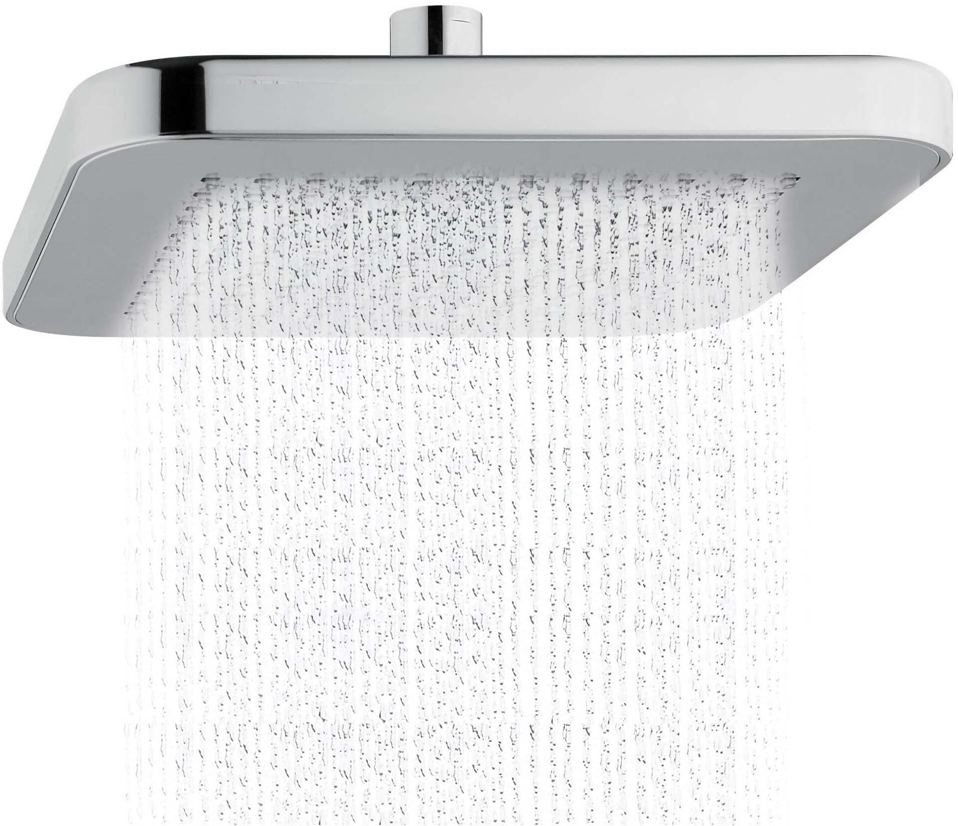 Soffione Doccia Fisso Quadrato ABS 20x20cm Design Moderno 1 Getto Soffione Soffitto / Parete Fisso Serie Arris 200 X 200 X 18 Mm angoli arrotondati Arca Concept in Docce fisse Arca Concept - Brescia, commercioVirtuoso.it