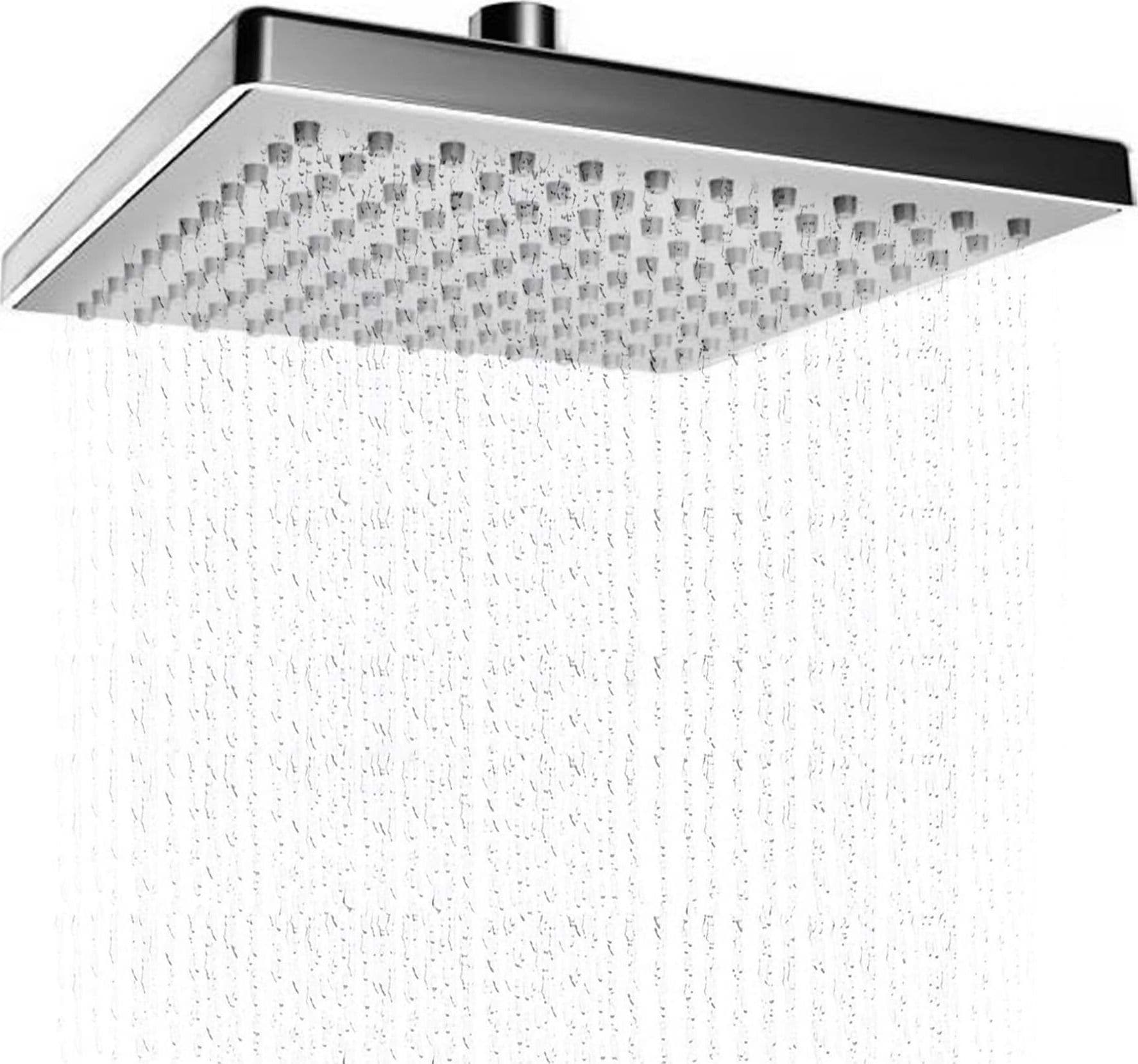 Soffione Doccia Quadrato 20x20 cm Design Moderno Abs 1 Getto Fisso Doccia Fissa Parete Soffitto Serie Purerain 200 X 200_12 Mm Arca Concept in Docce fisse Arca Concept - Brescia, commercioVirtuoso.it