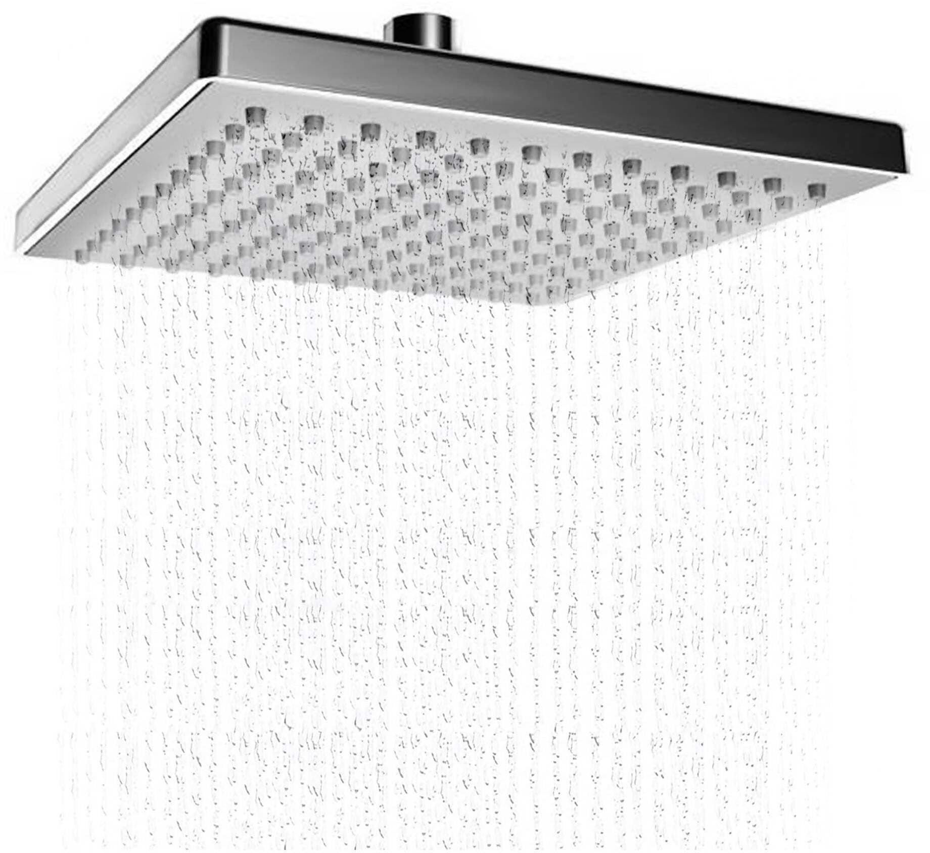 Soffione Doccia Quadrato 20x20 cm Design Moderno Abs 1 Getto Fisso Doccia Fissa Parete Soffitto Serie Purerain 200 X 200_12 Mm Arca Concept in Docce fisse Arca Concept - Brescia, commercioVirtuoso.it