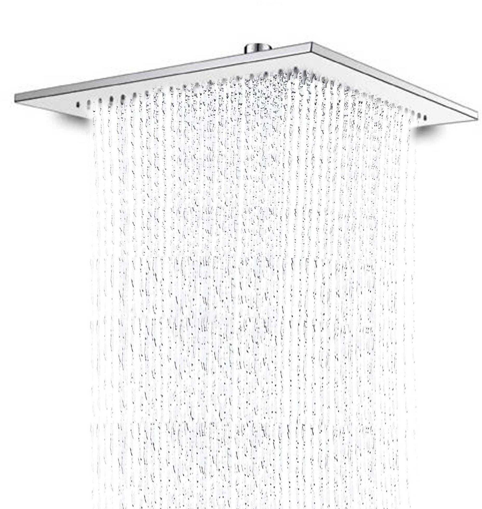 Soffione Doccia Quadrato Fisso 25x25cm Ottone Cromato Design Moderno 1 Getto Serie Aqua 250 X 250 X 7 Mm Soffione Doccia Soffitto Arca Concept in Docce fisse Arca Concept - Brescia, commercioVirtuoso.it