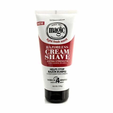 SOFTSHEEN-CARSON MAGIC RAZORLESS CREAM SHAVE EXTRA STRENGHT 170 G PER BARBA . in Creme Agbon - Martinsicuro, commercioVirtuoso.it