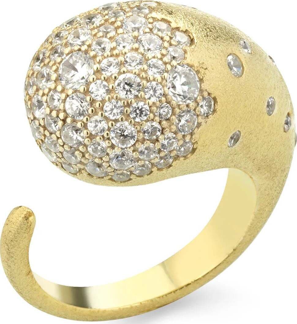 Sogni-Gioielli---Anello-satinato-oro-giallo-zirconi-bianchi