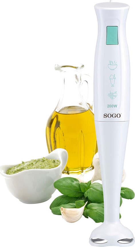 SOGO BAT-SS-14210 Frullatore ad immersione 200W lame in acciaio inox Casa e cucina/Elettrodomestici per la cucina/Robot da cucina frullatori e impastatrici/Frullatori/Frullatori ad immersione e minipimer SellUp - Bassano del Grappa, Commerciovirtuoso.it