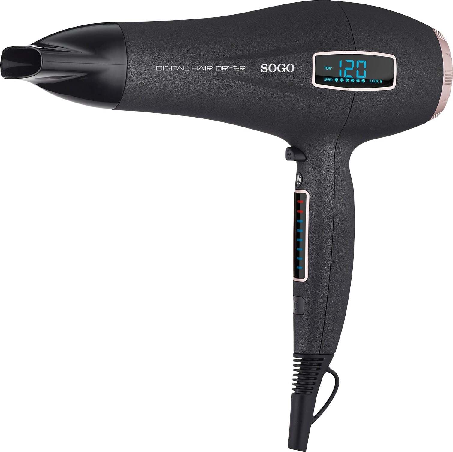 SOGO SEC-SS-3690 Phon 6 velocità 8 temperature display LED touch control 2200W Bellezza/Cura dei capelli/Strumenti per lo styling/Asciugacapelli e accessori/Asciugacapelli SellUp - Bassano del Grappa, Commerciovirtuoso.it