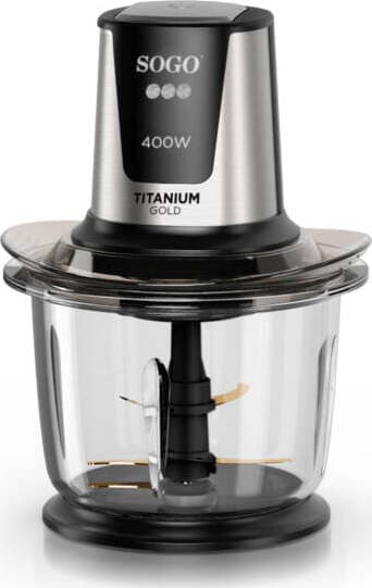 SOGO Tritatutto con ciotola in vetro 400W / 1.5L / lame in titanio / trita ghiaccio - trita carne Casa e cucina/Elettrodomestici per la cucina/Robot da cucina frullatori e impastatrici/Frullatori/Tritatutto e mini frullatori SellUp - Bassano del Grappa, Commerciovirtuoso.it