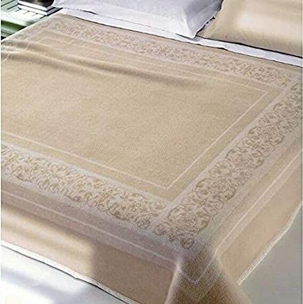 Somma Coperta Pura Lana Vergine 100% Charlize Matrimoniale (variante 1) Casa e cucina/Tessili per la casa/Biancheria da letto/Coperte e trapunte/Coperte Biancheria Arredo Home - Nola, Commerciovirtuoso.it