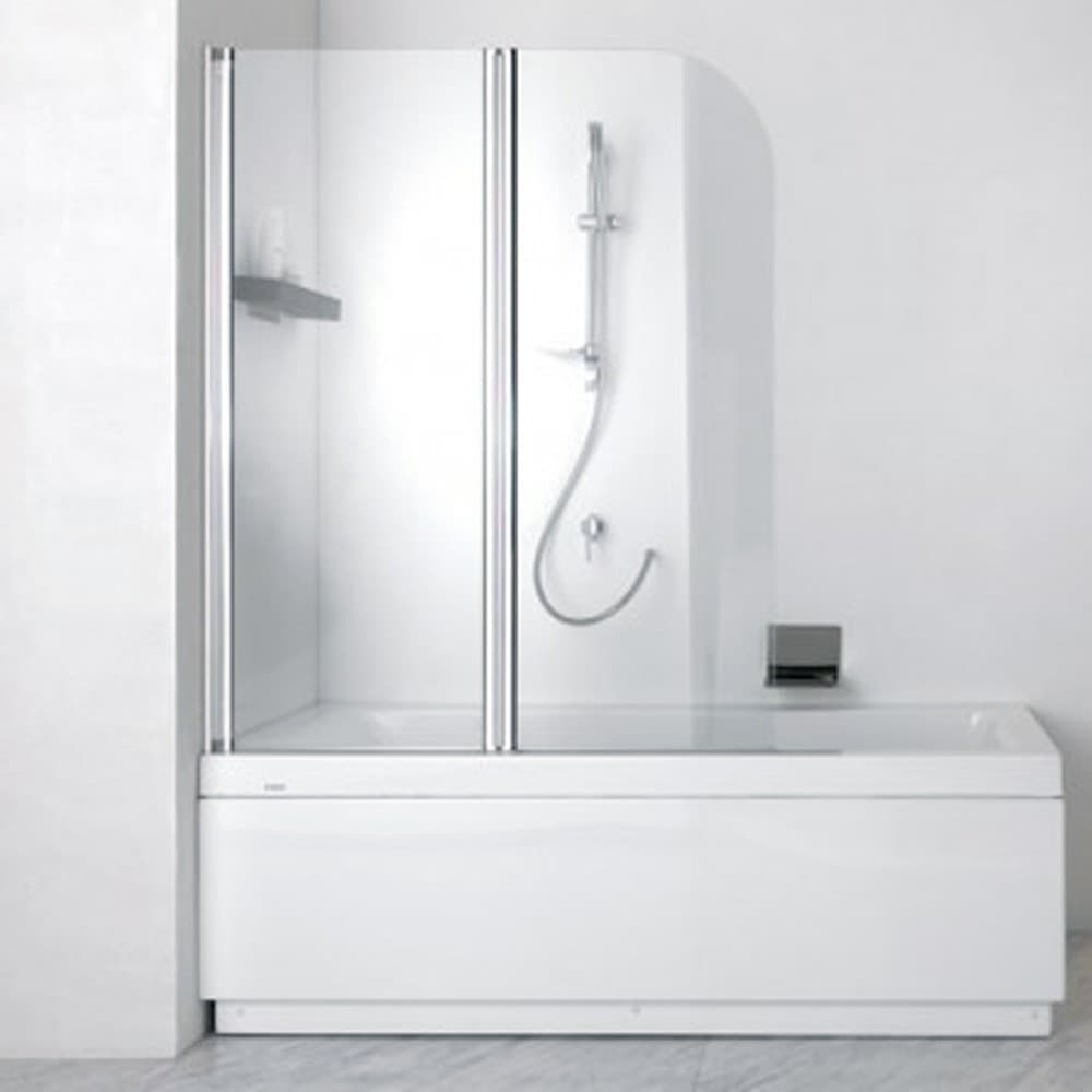 Sopravasca-2-ante-ripiegabili-114-cm-Trasparente-5mm-Flat-Tamanaco