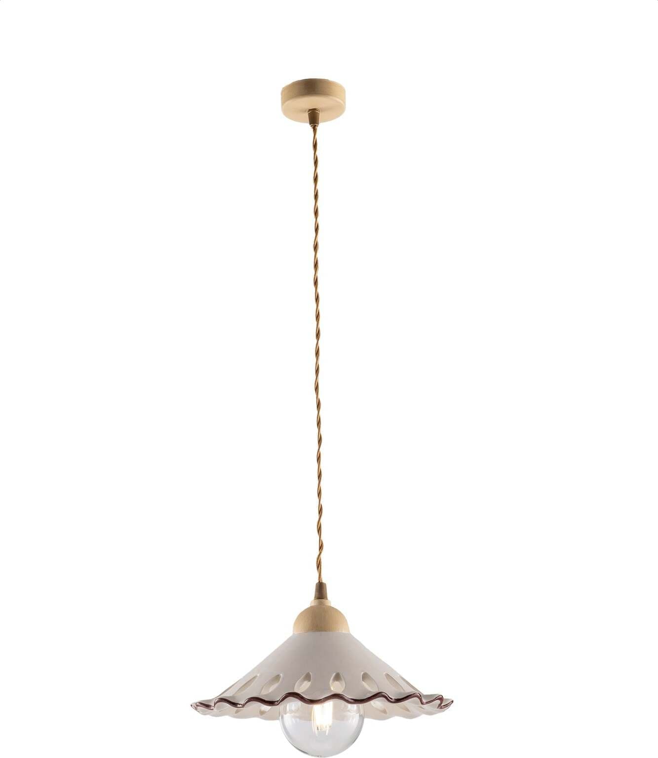 Sospensione-1-Luce-Osteria-In-Ferro-Avorio-Decapè-E-Coppa-In-Ceramica-Decorata