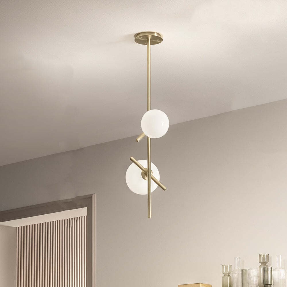 Sospensione-Classica-Posy-Metallo-Rame-Vetro-2-Luci