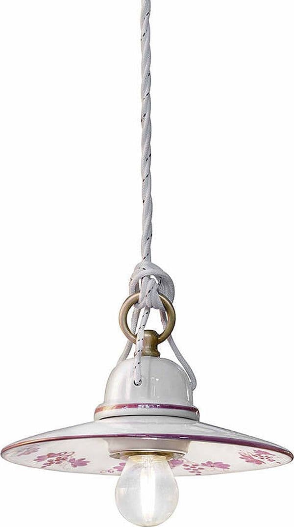 Sospensione-Classico-Asti-Ferro-E-Ceramica-Ottone-Satinato-Decorato-1-Luce-E27