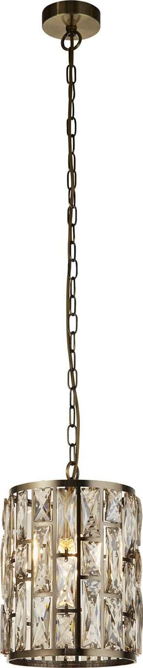 Sospensione-Classico-Gioiello-Acciaio-Ottone-Vetro-1-Luce-E27