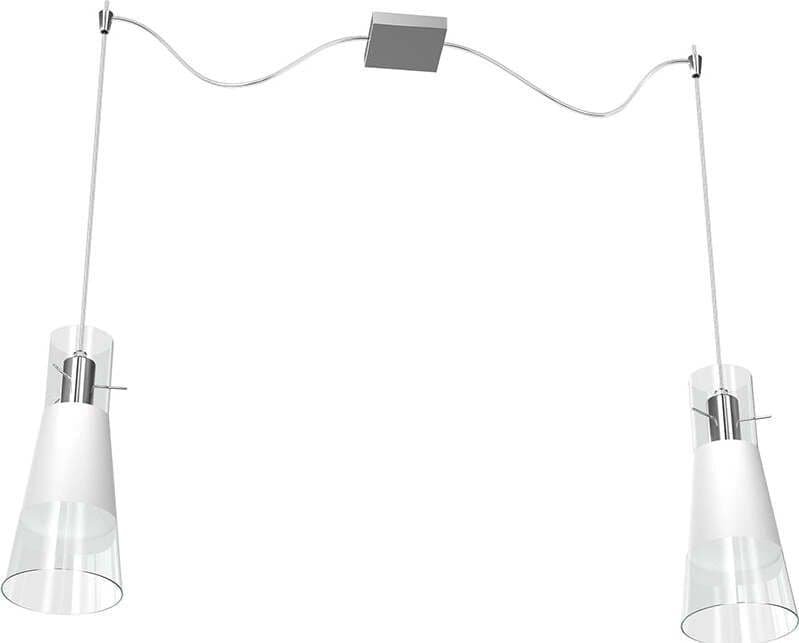 Sospensione-Contemp-Decentratori-Cone-Metallo-Cromo-Vetro-Satinato-2-Luci-E27