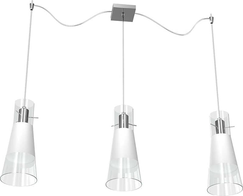 Sospensione-Contemp-Decentratori-Cone-Metallo-Cromo-Vetro-Satinato-3-Luci-E27