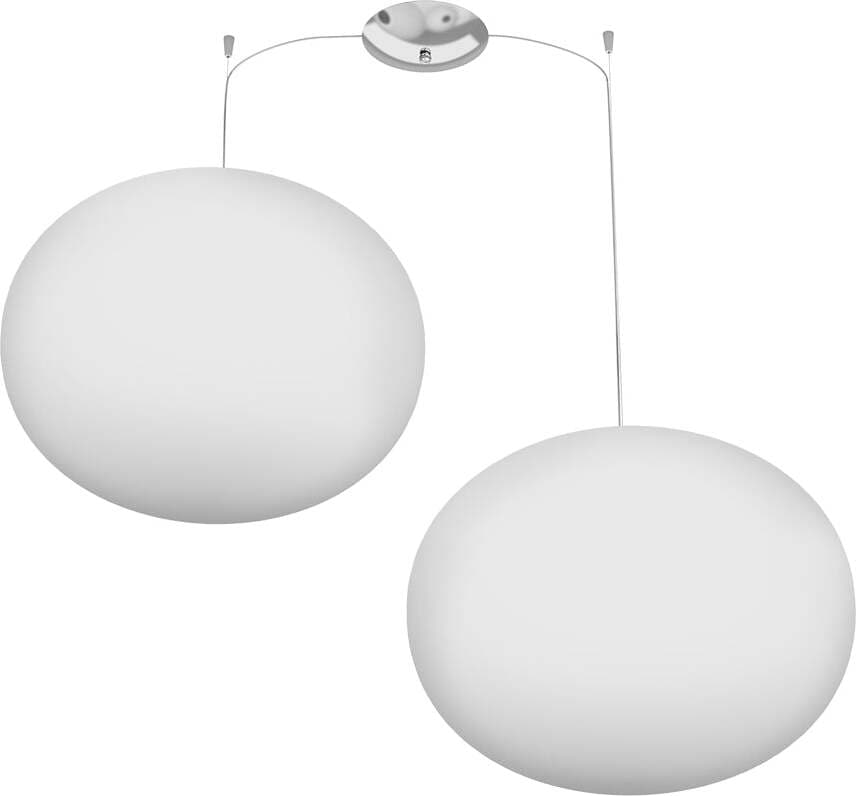 Sospensione-Contemp-Decentratori-Soft-Metallo-Cromo-Vetro-Opaco-2-Luci-E27