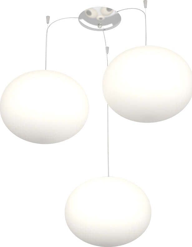 Sospensione-Contemp-Decentratori-Soft-Metallo-Cromo-Vetro-Opaco-3-Luci-E27-28Cm