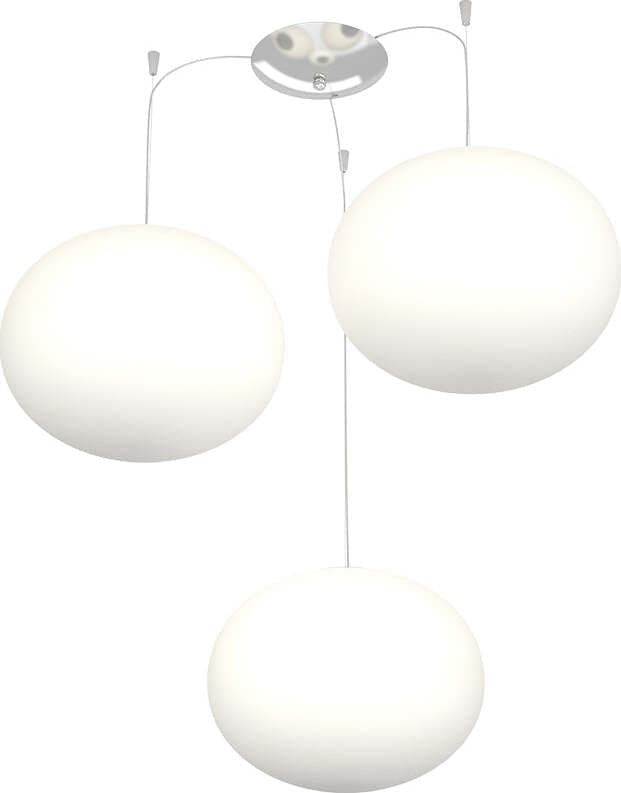 Sospensione-Contemp-Decentratori-Soft-Metallo-Cromo-Vetro-Opaco-3-Luci-E27-28Cm