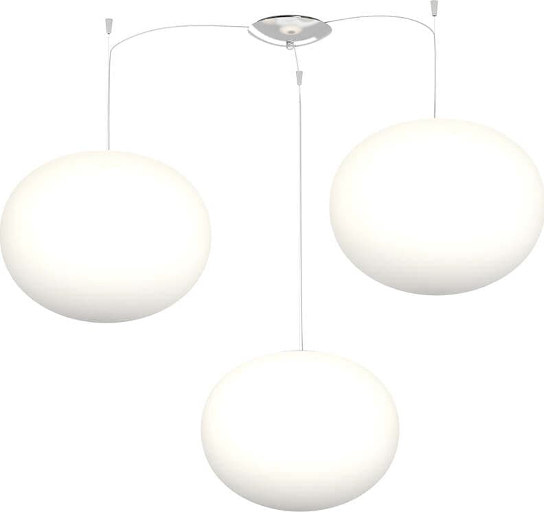 Sospensione-Contemp-Decentratori-Soft-Metallo-Cromo-Vetro-Opaco-3-Luci-E27-35Cm