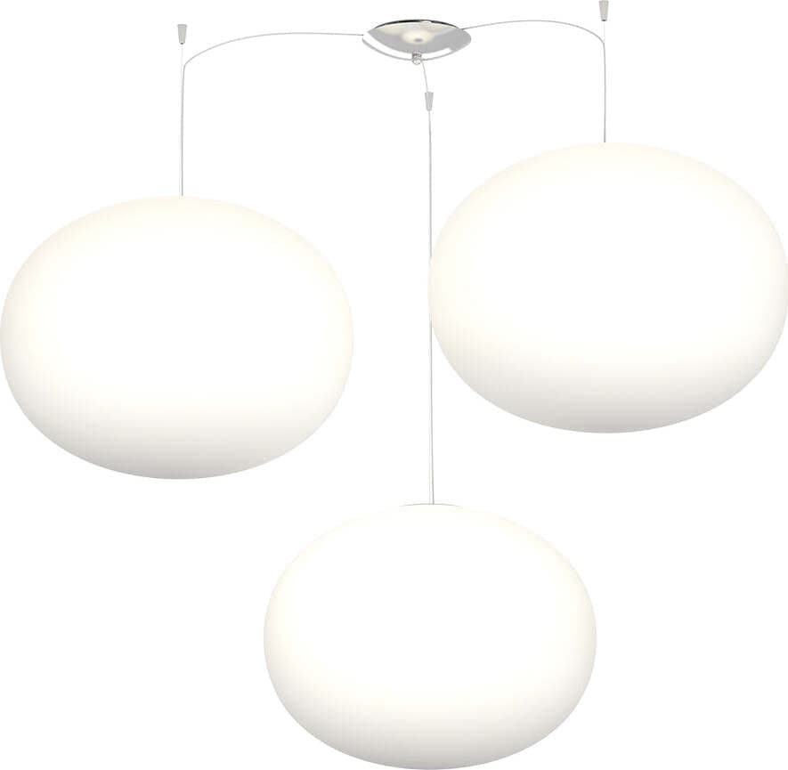 Sospensione-Contemp-Decentratori-Soft-Metallo-Cromo-Vetro-Opaco-3-Luci-E27-45Cm