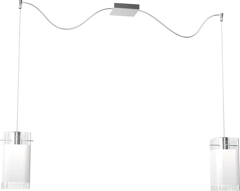 Sospensione-Contemp-Decentratori-Wild-Metallo-Cromo-Vetro-Satinato-2-Luci-E27