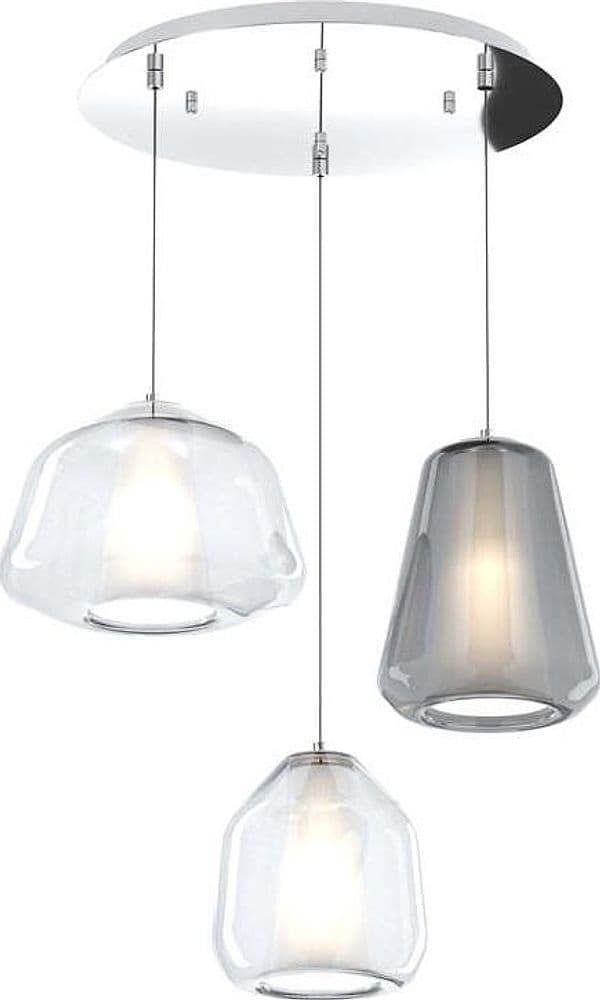 Sospensione-Contemp-Tonda-Double-Skin-Metallo-Cromo-Vetro-Mix-Trasp-Fumè-3-Luci