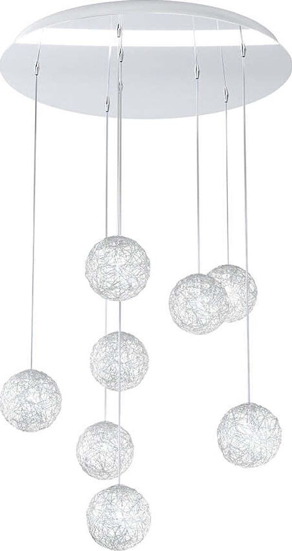 Sospensione-Contemp-Willow-Metallo-Cromo-Diffusore-Alluminio-8-Luci-G9