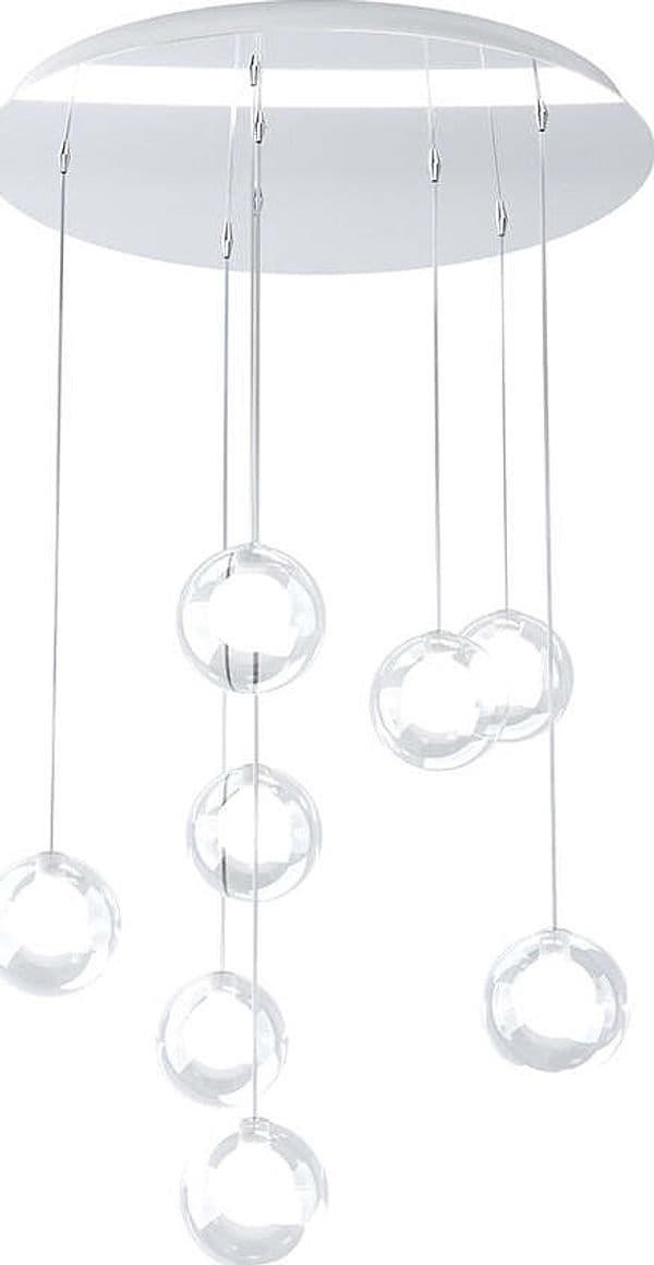 Sospensione-Contemp-Willow-Metallo-Cromo-Vetro-Bianco-Satitano-8-Luci-G9