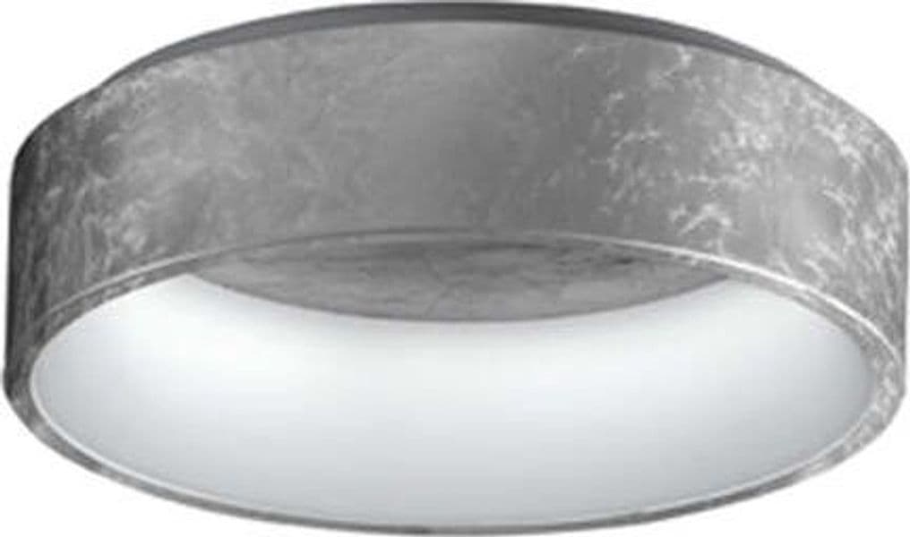 Sospensione-Contemporanea-Aurora-Metallo-Foglia-Argento-Led-27W