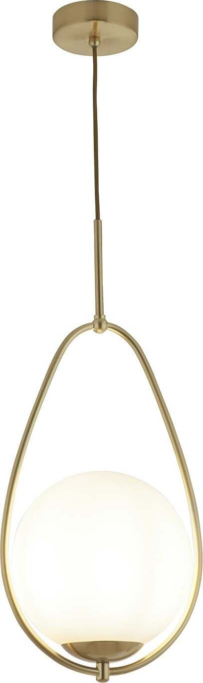 Sospensione-Contemporanea-Avalon-Acciaio-Oro-Vetro-Bianco-1-Luce-E27
