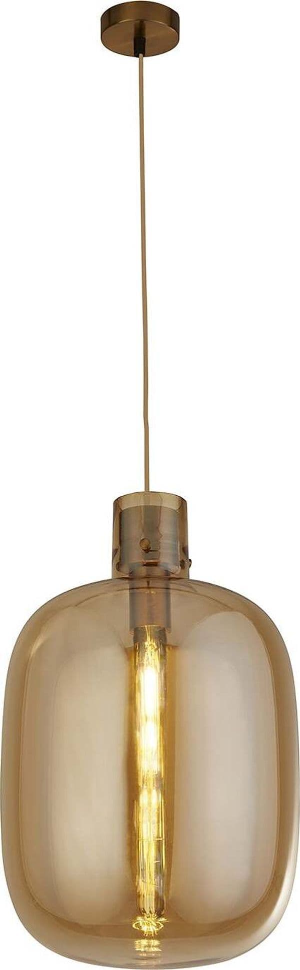 Sospensione-Contemporanea-Barile-Acciaio-Ottone-Vetro-1-Luce-E27