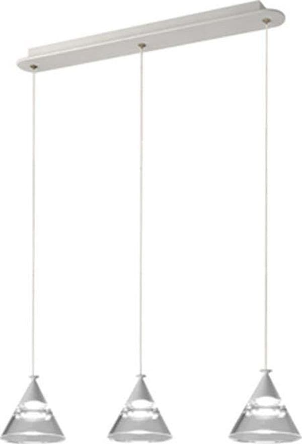 Sospensione-Contemporanea-Cony-Metallo-Bianco-Led-21W