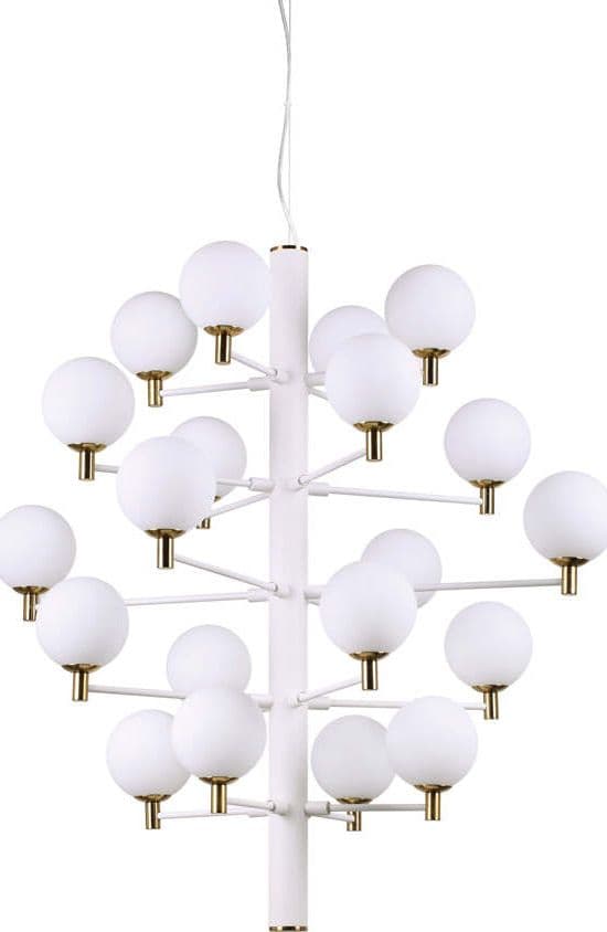 Sospensione-Contemporanea-Copernico-Metallo-Bianco-20-Luce-3W-3000K-Luce-Calda